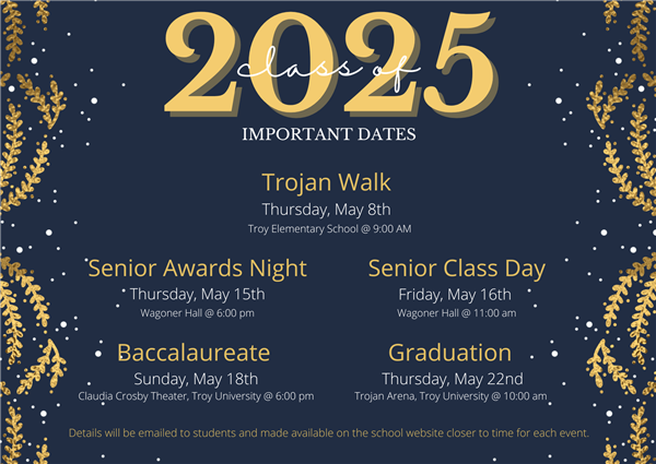 2025 Important Dates